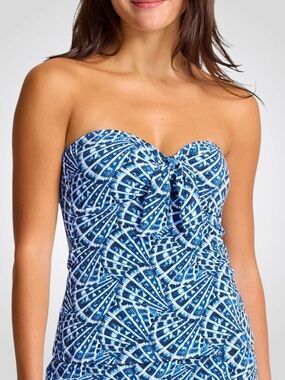 Tommy Bahama Tide Shell Cove Bandeau Tankini Top